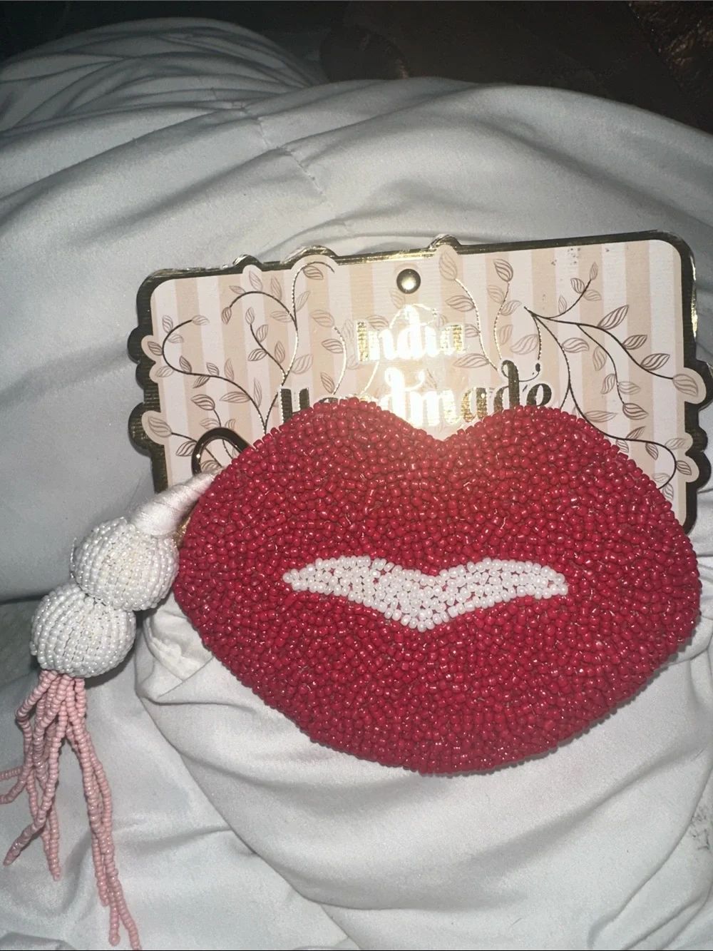 India handmade cute red